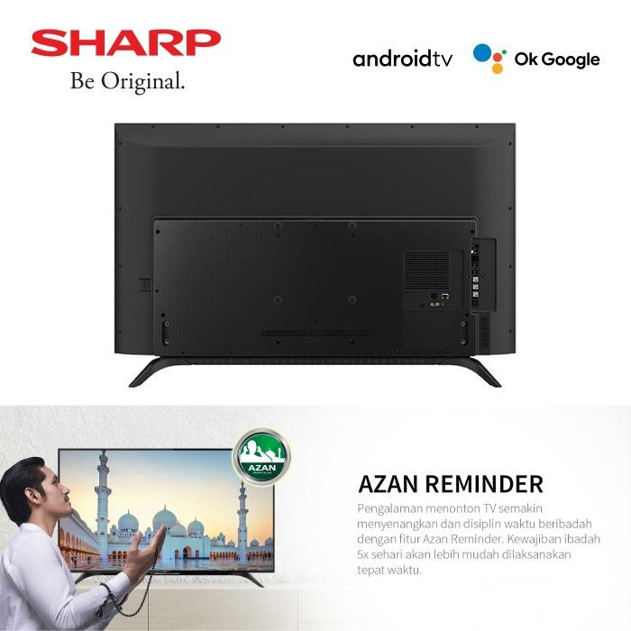 SHARP Smart TV Full HD Android 50 Inch - 2T-C50BG1I